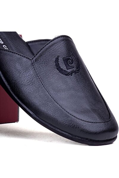 Pierre Cardin Men's Boxed Leather Dowry Groom Slippers S3.Q.Tk.9K.R0