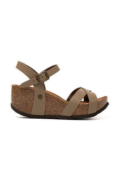 Genuins Women / Girls Slippers Cannes g 106318   Genuins Leather Dress Taupe