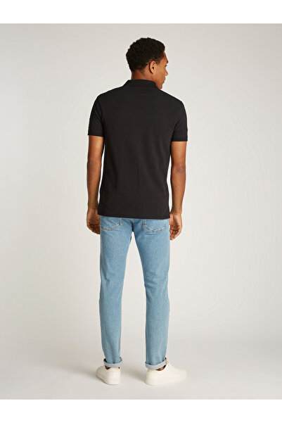 Calvin Klein Calvin Klein Mens Black Badge Short Sleeve Polo T-Shirt