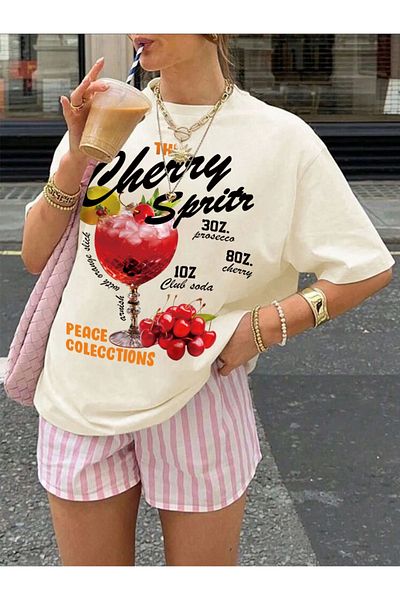 Jose Clothing Μπλουζάκι με κοντό μανίκι με στάμπα
