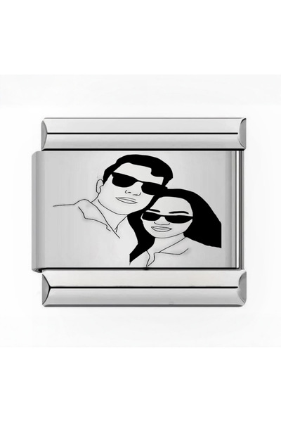 Vamoria Kişiye Özel Resimli İtalyan Charm