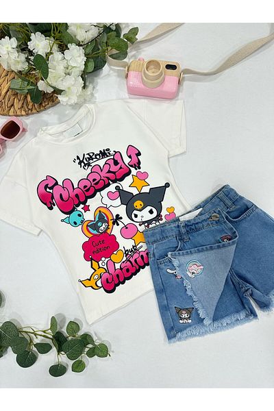ChibuumKids GIRL'S SHORTS SET