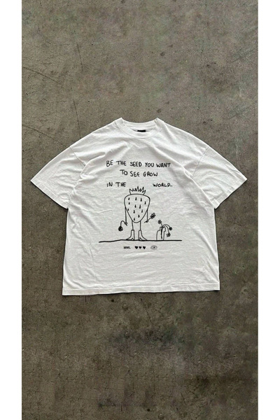 Bengi Clothing Футболка з принтом оверсайз з коротким рукавом