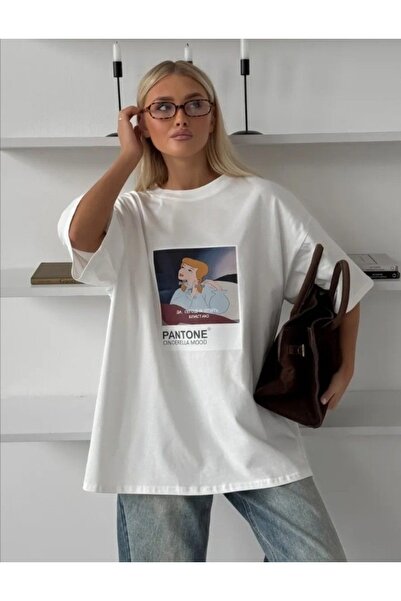 Bengi Clothing Футболка з принтом оверсайз з коротким рукавом