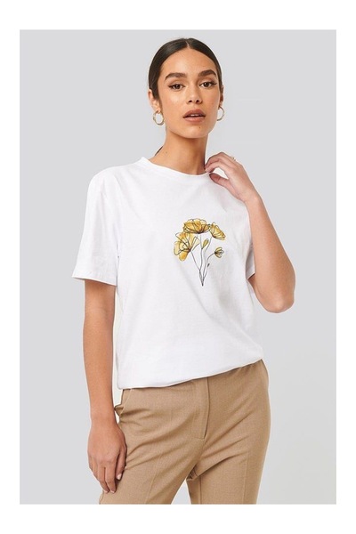 Jose Clothing Tricou imprimat cu mânecă scurtă cu croială supradimensionată