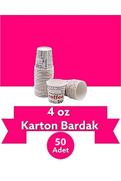 zs mağazası Karton Bardak 4 Oz 50(ADET)