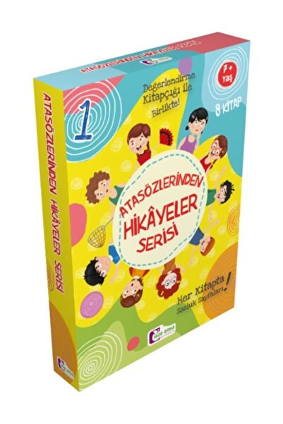 Mor Elma Yayıncılık سلسلة قصص من الأمثال -1 (8 كتب + كتاب تقييم)