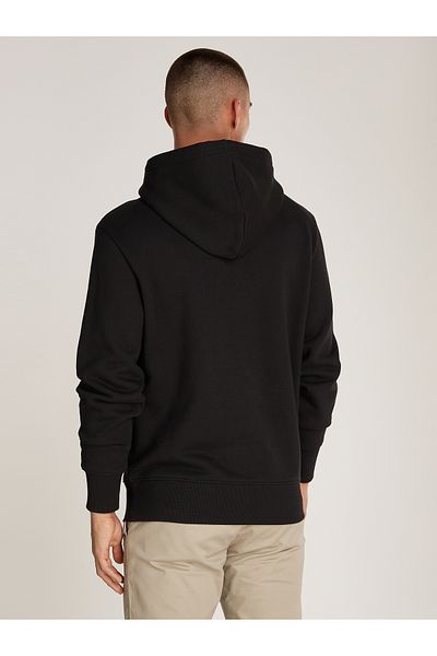 Calvin Klein Calvin Klein Men Black Heavy Terry Pullover Hoodie
