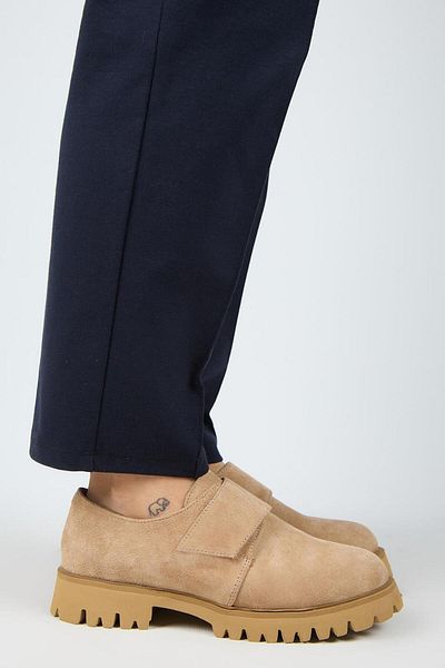 Manijero Pantofi de damă Mimi din piele naturală Velcro Sand Suede