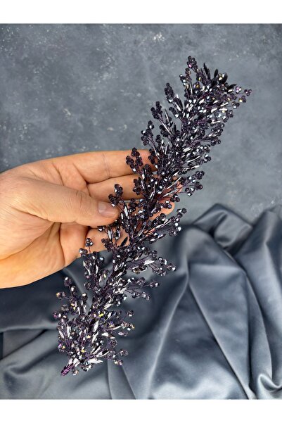 ESPEREST Hera Crystal Bead Decorated Elegant Bridal Henna Crown