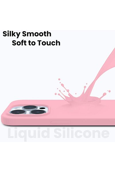 Generic Silicone Cover Compatible with iPhone 14 Pro Max 6.7 " , Ultra Slim Fit with Full Body Protection