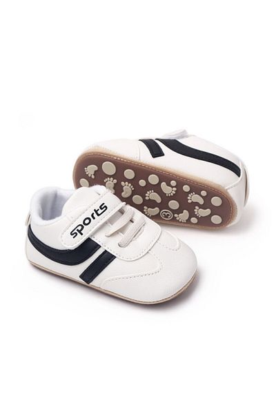 Superbaby Adidasi albi cu dungi negre - Sport