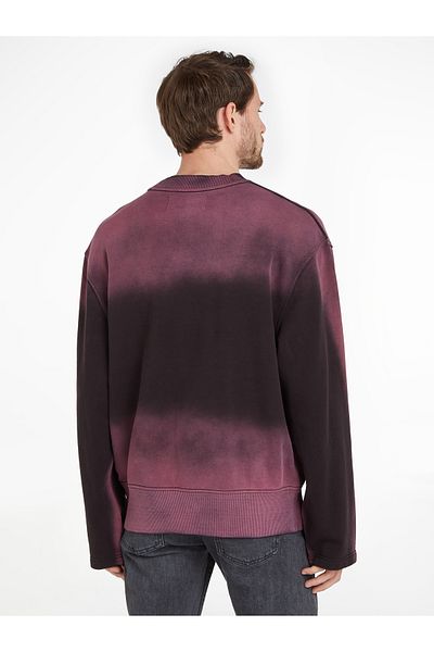 Calvin Klein Calvin Klein Men Black Institutional Spray Sweatshirt