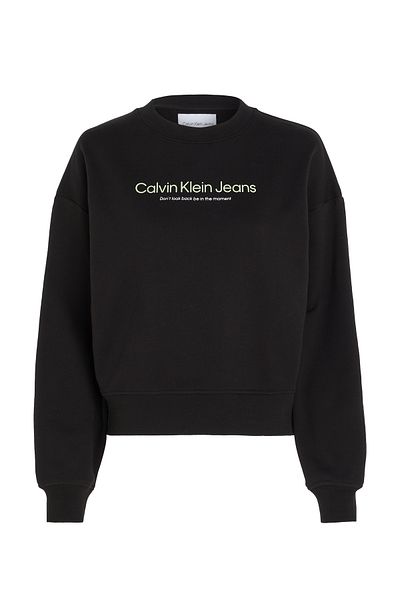 Calvin Klein Calvin Klein Women Black Illuminated Graphic Sweatshirt