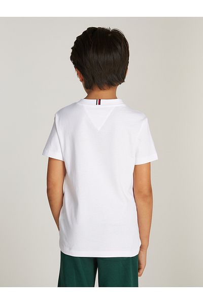 Tommy Hilfiger Boys White Short Sleeve T-Shirt