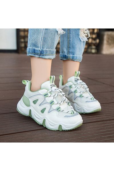Superbaby Adidasi albi cu vernil pentru fetite - Valuri argintii
