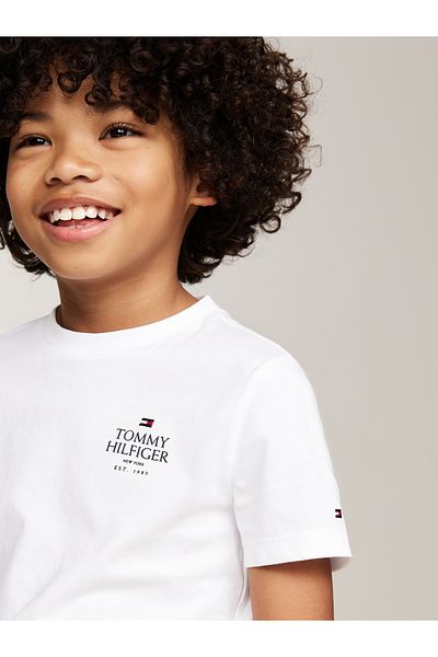Tommy Hilfiger Tommy Hilfiger Boys White Short Sleeve T-Shirt