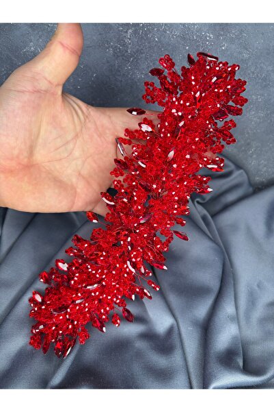 ESPEREST Elena Yoğun Boncuklu Kına ve Gelin Tacı Türban Uyumlu