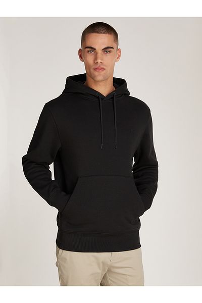 Calvin Klein Calvin Klein Men Black Heavy Terry Pullover Hoodie