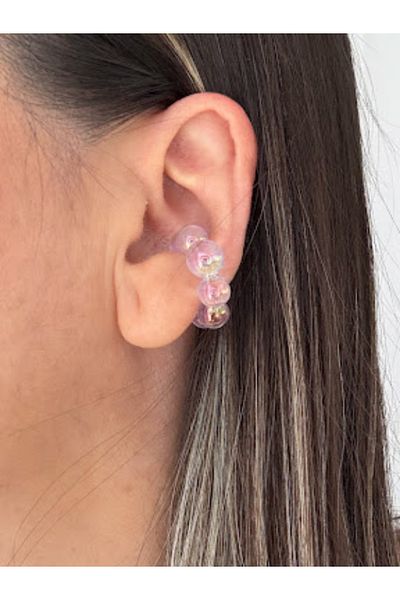 bijuxbymrv Topcuk Neon Transparent Colored Earcuff (Cartilage Earring)