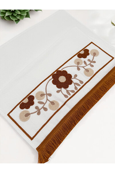 AYHANHOME Пунч вишивка з бахромою 1 шт. 50x90 рушник для рук і обличчя