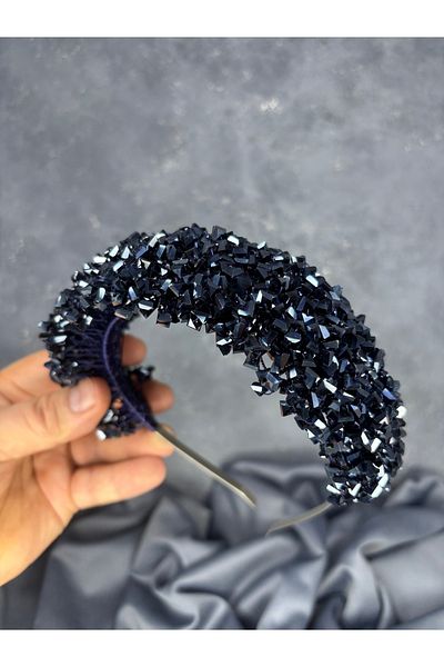 Hayalperest boncuk Asu Intensive Bead Embroidered Bridal Henna Crown