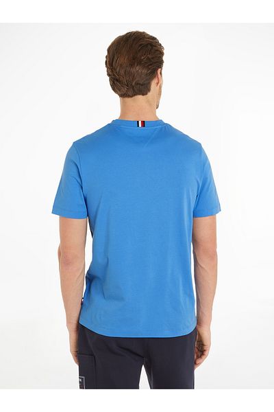 Tommy Hilfiger Men Blue Short Sleeve T-Shirt