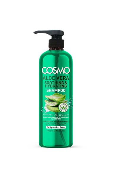 Cosmo Aloe Vera Soothing and Moisturizing Shampoo by Cosmo, 1000ml
