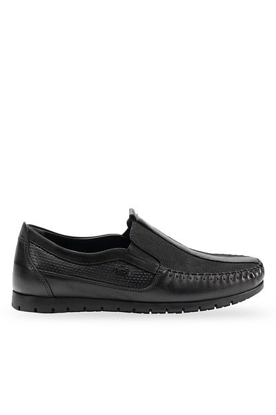 Forelli 35201-H Alboy Black Men's Genuine Leather Shoes