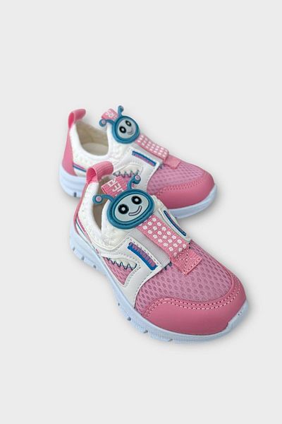 Liger Children's Airfile Light Sole Nursery Home School Baby Sneakers White - Pink