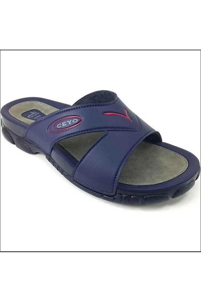 Ceyo Ανδρικές ημερήσιες παντόφλες 3200-1-rk-555 Navy Blue