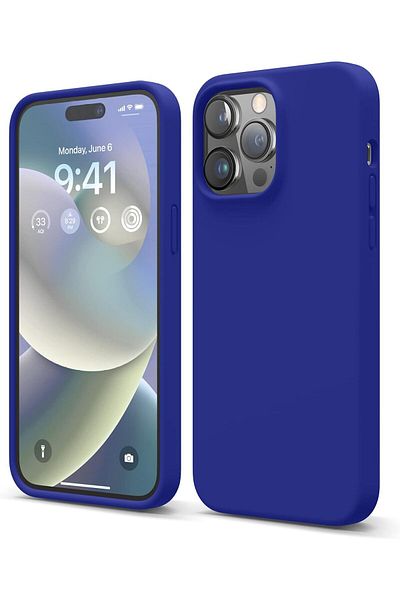 Generic Silicone Cover Compatible with iPhone 14 Pro Max 6.7 " , Ultra Slim Fit with Full Body Protection