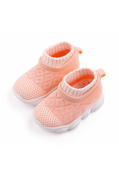 Superbaby Mocasini roz banan cu talpa antiderapanta