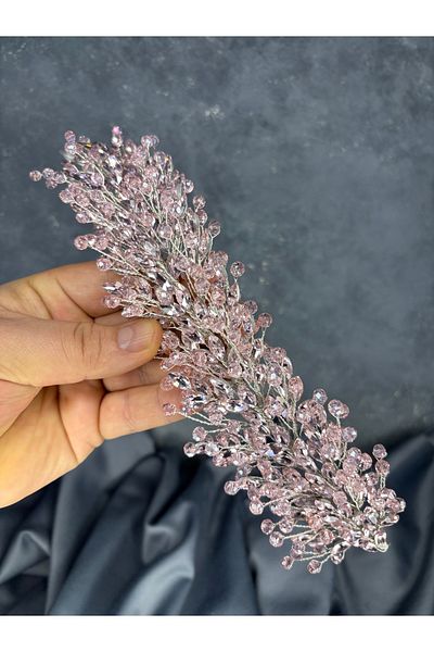Hayalperest boncuk Elisa Beaded Bridal Henna Crown Hair and Turban Accessory