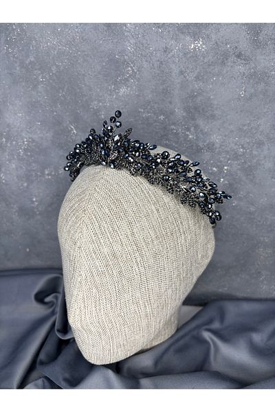 Hayalperest boncuk Duru Bead Embroidered Henna Crown Bridal Accessory