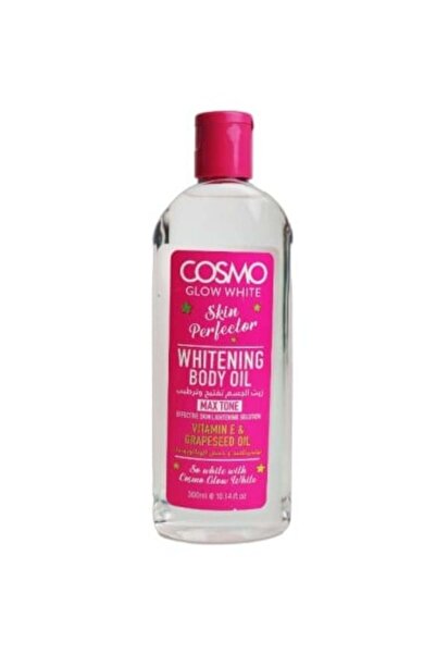 Cosmo - جلو وايت - زيت للجسم للتبييض والترطيب، 300 مل