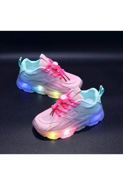 Superbaby Adidasi cu luminite pentru FETE - Cutie cadou, modele diverse, 1 buc