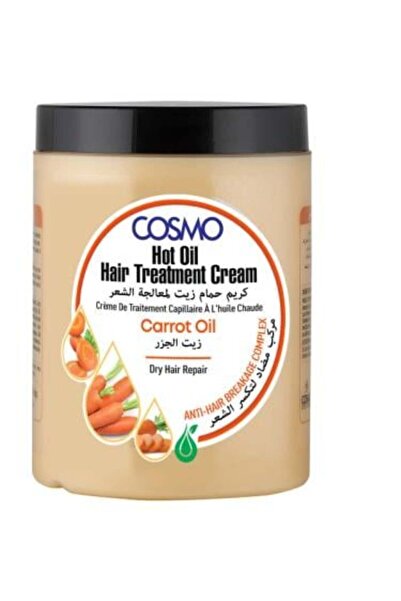 Cosmo كريم علاج الشعر بزيت الجزر الساخن من كوزمو، 1000 مل