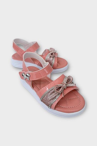 Liger Girl's Summer Wedding Ceremony Stylish Sandals Shoes Powder - Silver