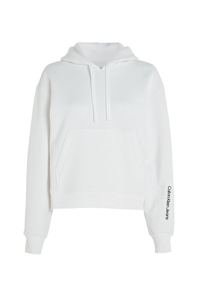 Calvin Klein Women White Back Diamond Graphic Hoodie
