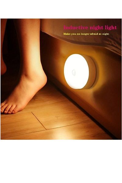 Generic 4Smart LED Night Light تحكم بمستشعر الحركة PIR ضوء شحن USB إضاءة تلقائية