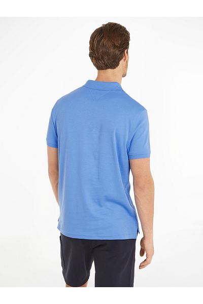 Tommy Hilfiger Tommy Hilfiger Mens Blue Interlock Short Sleeve Polo T-Shirt