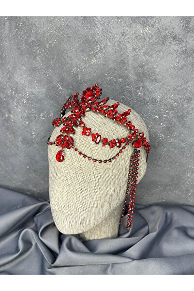 Hayalperest boncuk Almeda Moving Dangle Bridal Henna Crown Fascia Model