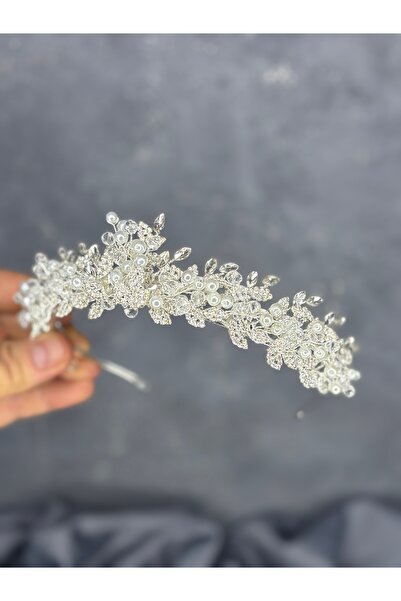 Hayalperest boncuk Duru Bead Embroidered Henna Crown Bridal Accessory