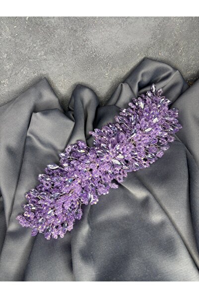 ESPEREST إيلينا الحناء المطرزة المكثفة وتاج الزفاف عمامة متطابقة