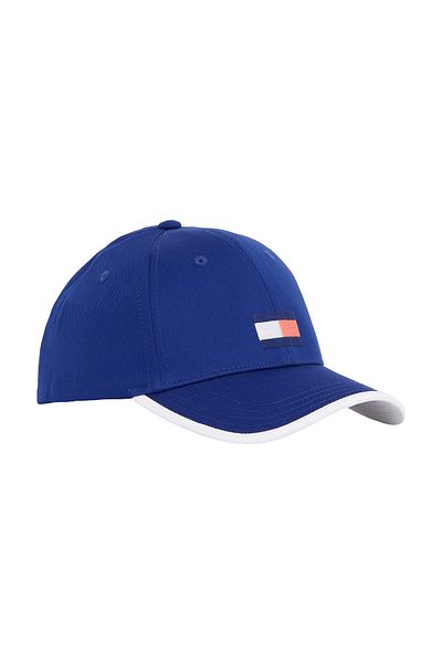 Tommy Hilfiger Kids Navy Blue Flag Embroidery Baseball Cap