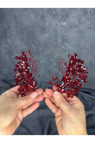 Hayalperest boncuk Selis Two-Way Bridal Henna Crown