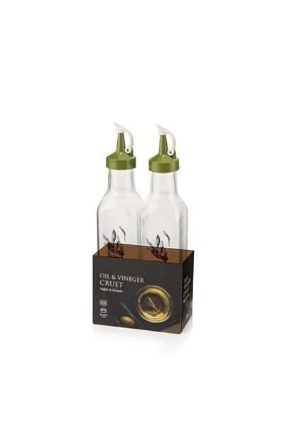 Dania 2-piece 230ml glass oiler set