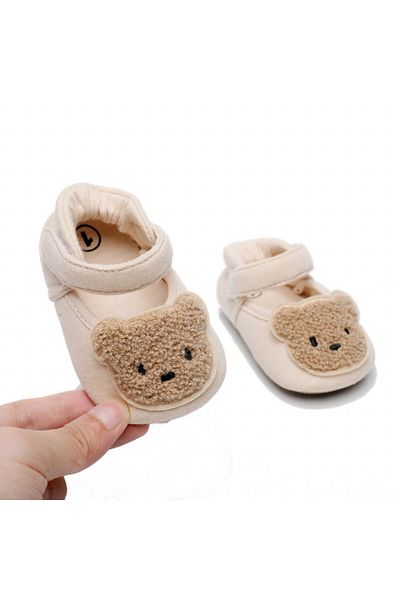 Superbaby Cream shoes for girls - Bear