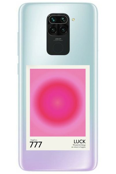 WANNA PROTECT Xiaomi Redmi Note 9 Luck 777 Patterned Patterned Transparent Si...